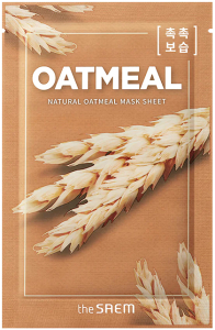 The Saem~Противовоспалительная тонкая маска с экстрактом овса~Natural Oatmeal Mask Sheet